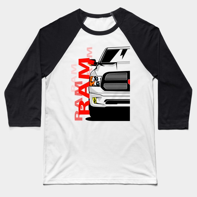 RAM 1500 2018 Baseball T-Shirt by gaplexio